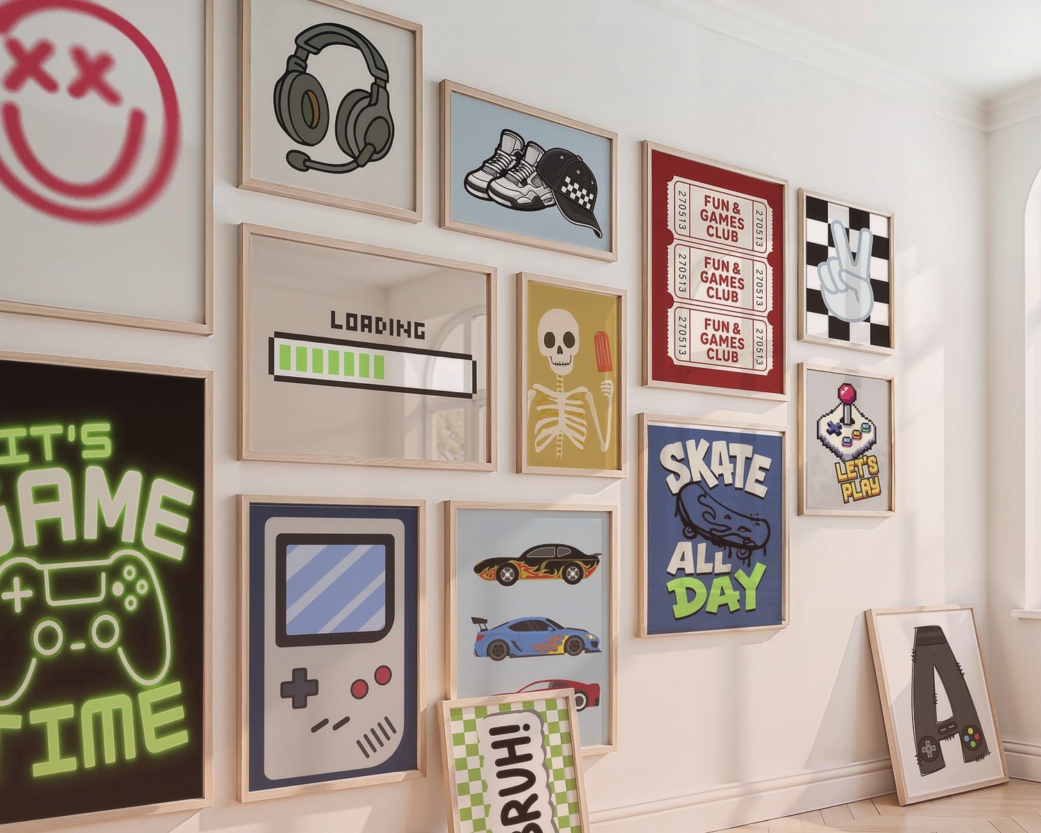 Gamer Wall Art: Video Game Controller Geek Decor