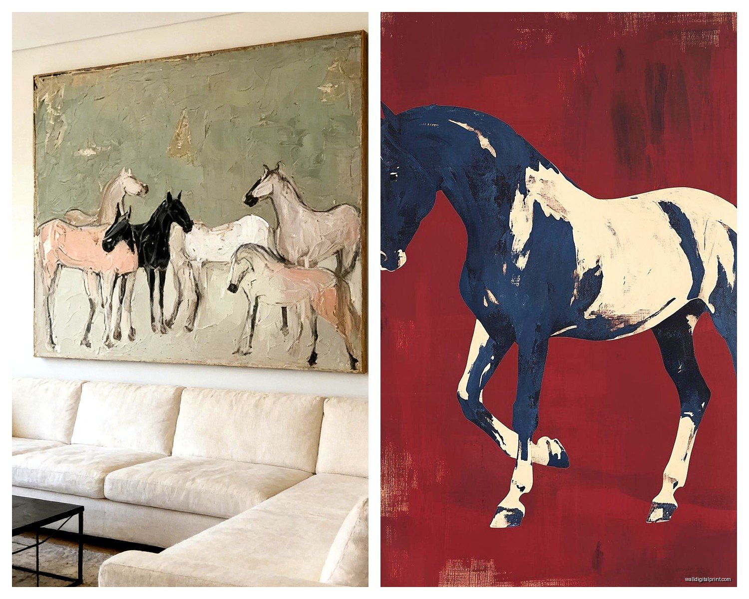 Horse Wall Art: Equestrian Stallion Mare Photography