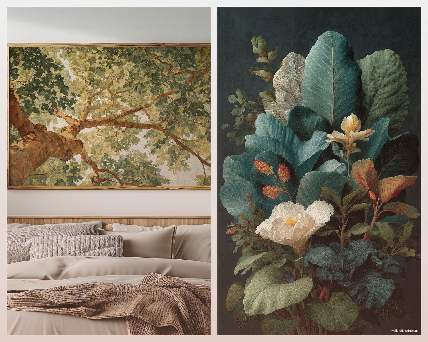 Large Botanical Wall Art: Oversized Plant & Flower Prints