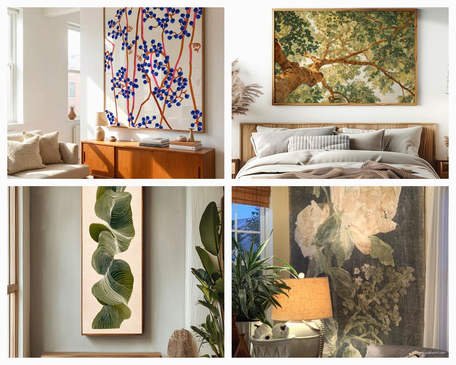 Large Botanical Wall Art: Oversized Plant & Flower Prints