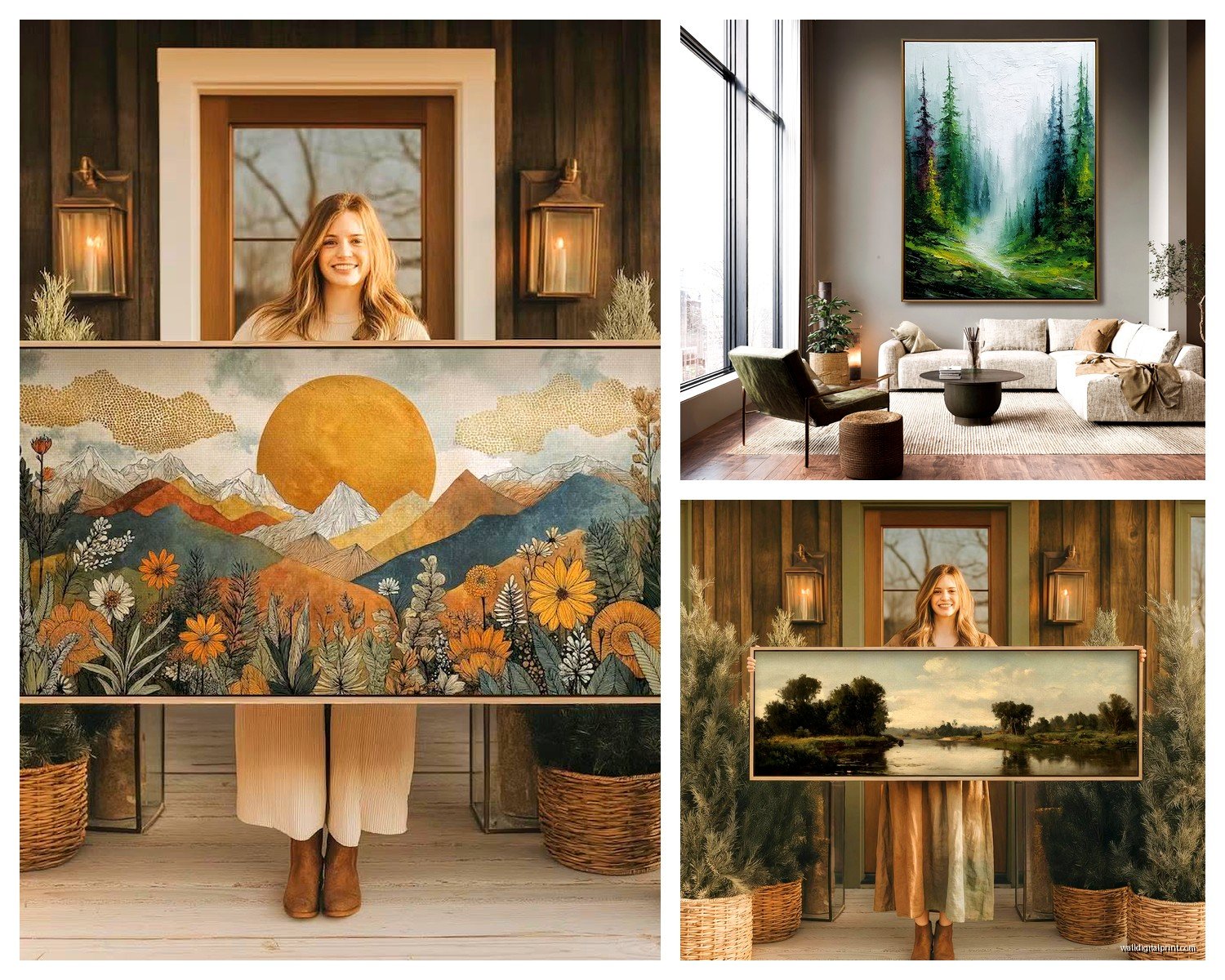 Large Nature Wall Art: Oversized Outdoor Landscape Scenes