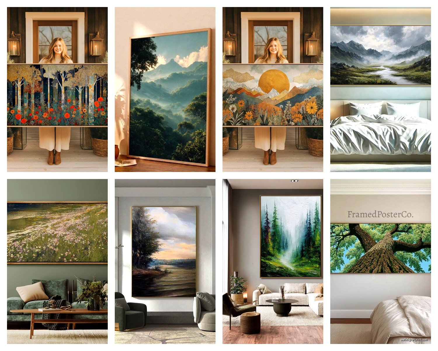 Large Nature Wall Art: Oversized Outdoor Landscape Scenes