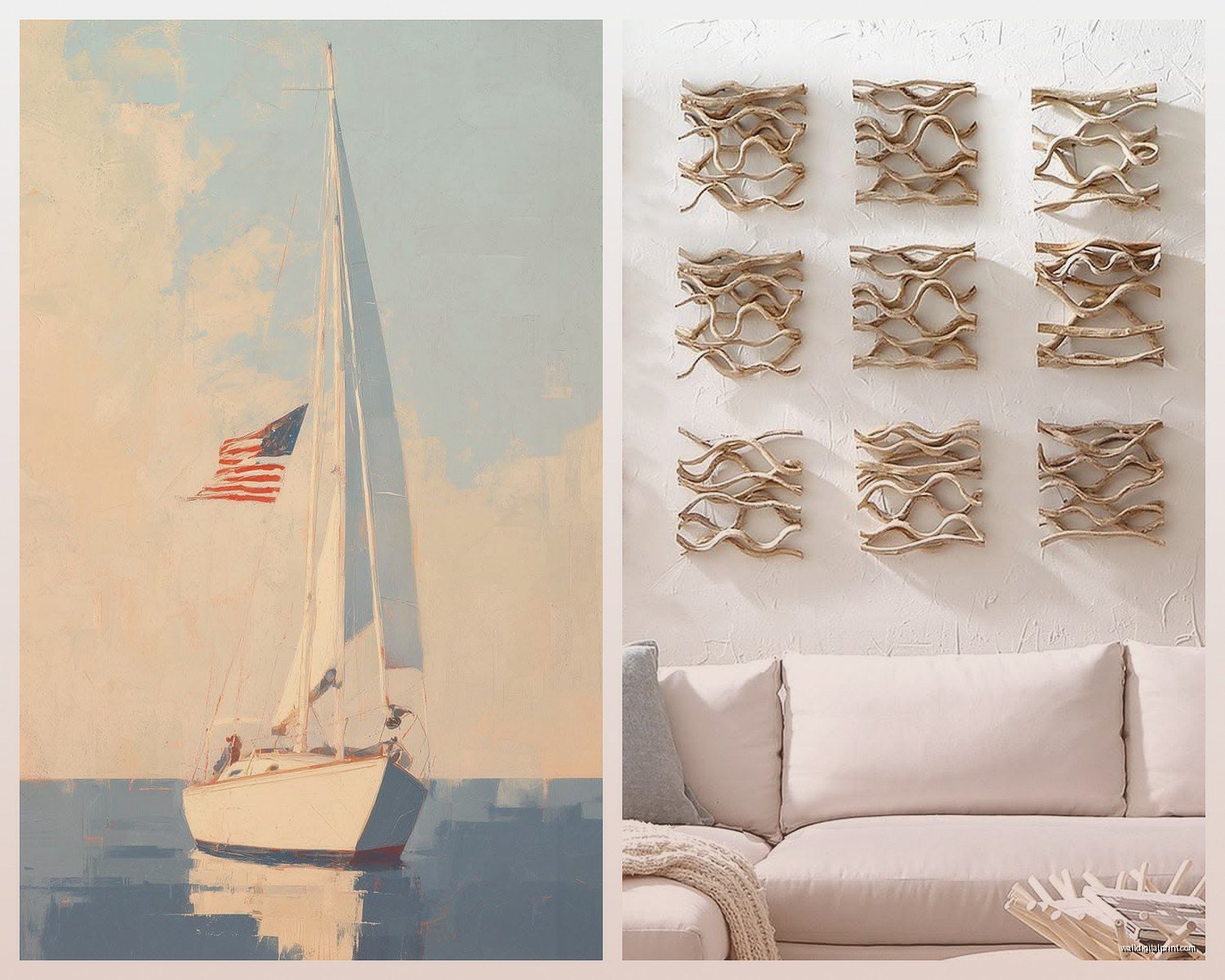 Large Nautical Wall Art: Oversized Maritime Sailing Decor