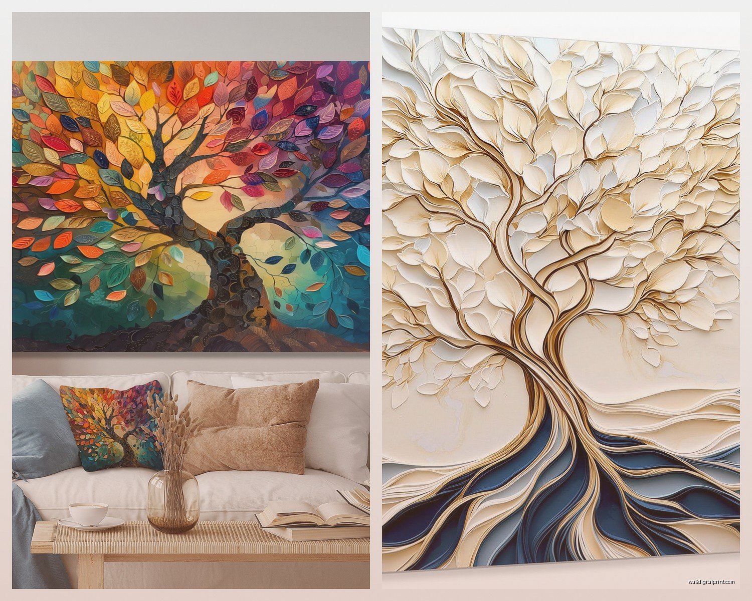 Large Tree of Life Wall Art: Oversized Symbolic Designs