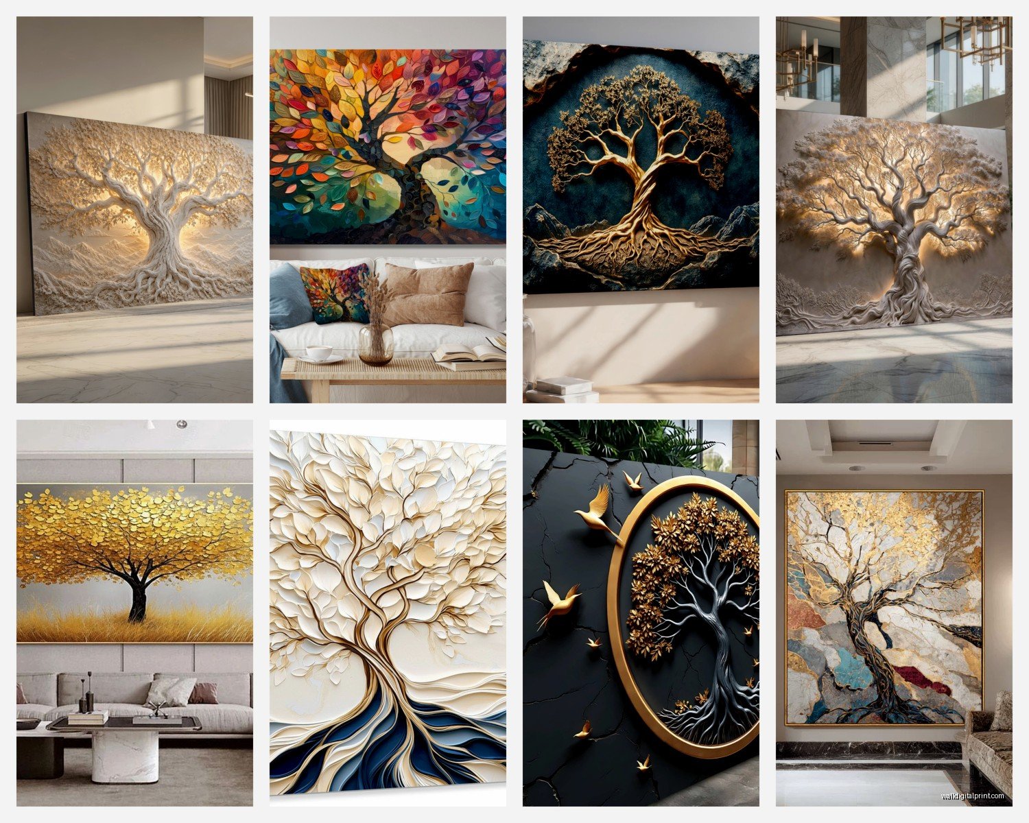Large Tree of Life Wall Art: Oversized Symbolic Designs