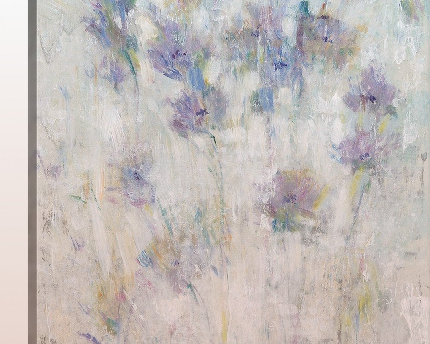 Lavender Wall Art: Purple Flower Field Provence Decor