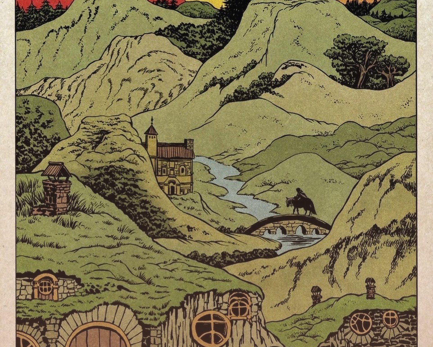LOTR Wall Art: Lord of the Rings Fantasy Fan Decor
