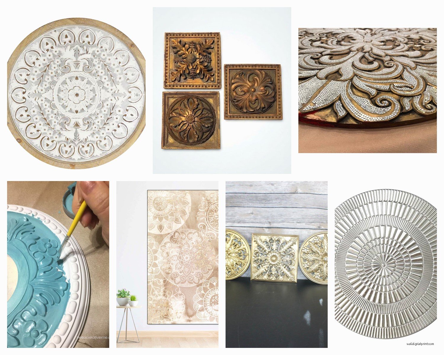 Medallion Wall Art: Circular Ornamental Decorative Designs