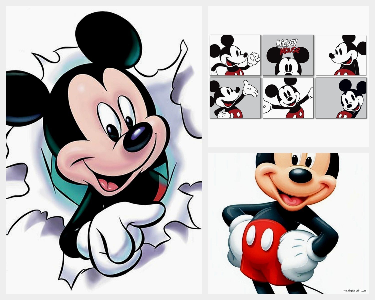 Mickey Mouse Wall Art: Disney Classic Character Decor