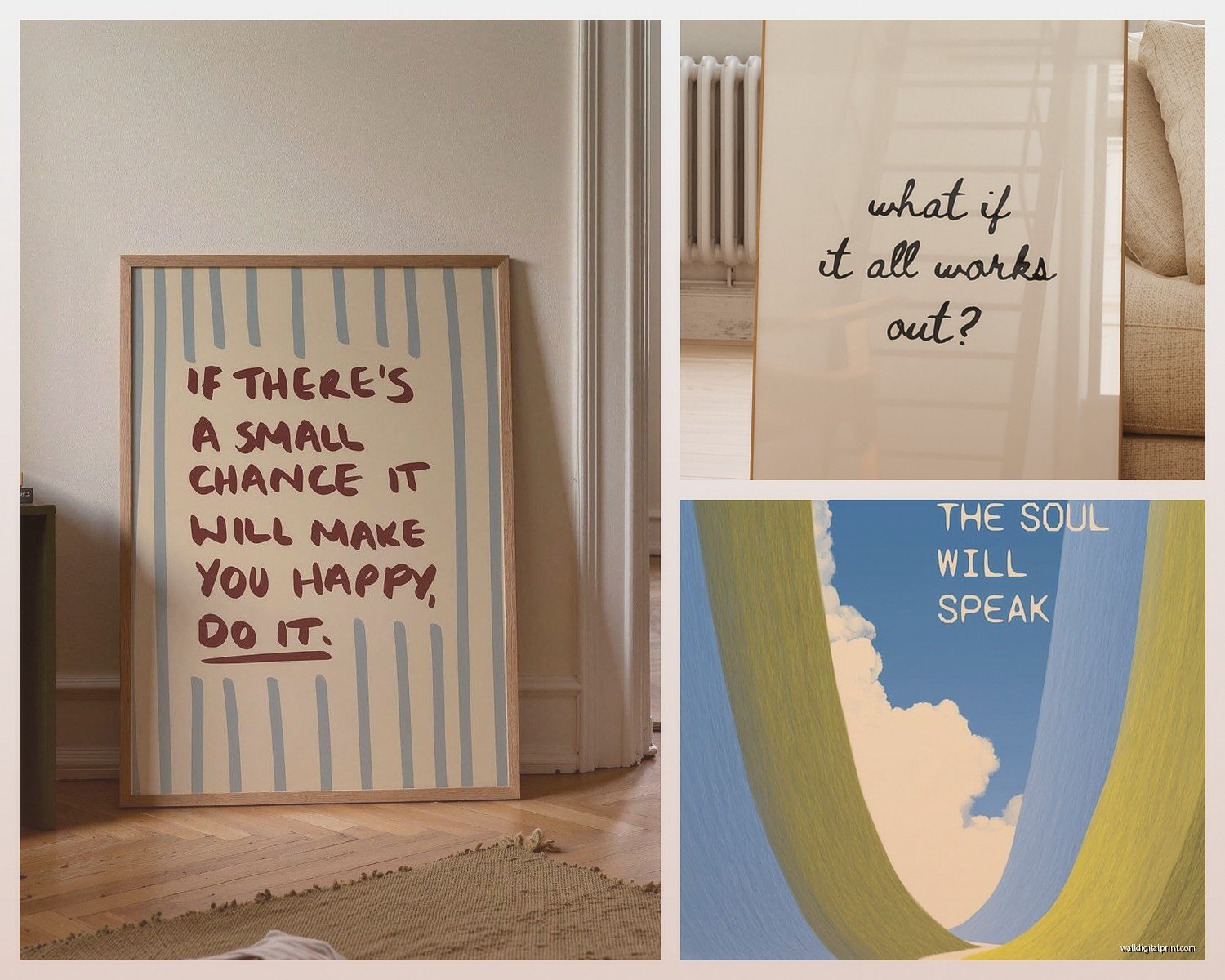 Motivational Wall Art: Inspirational Quotes & Success