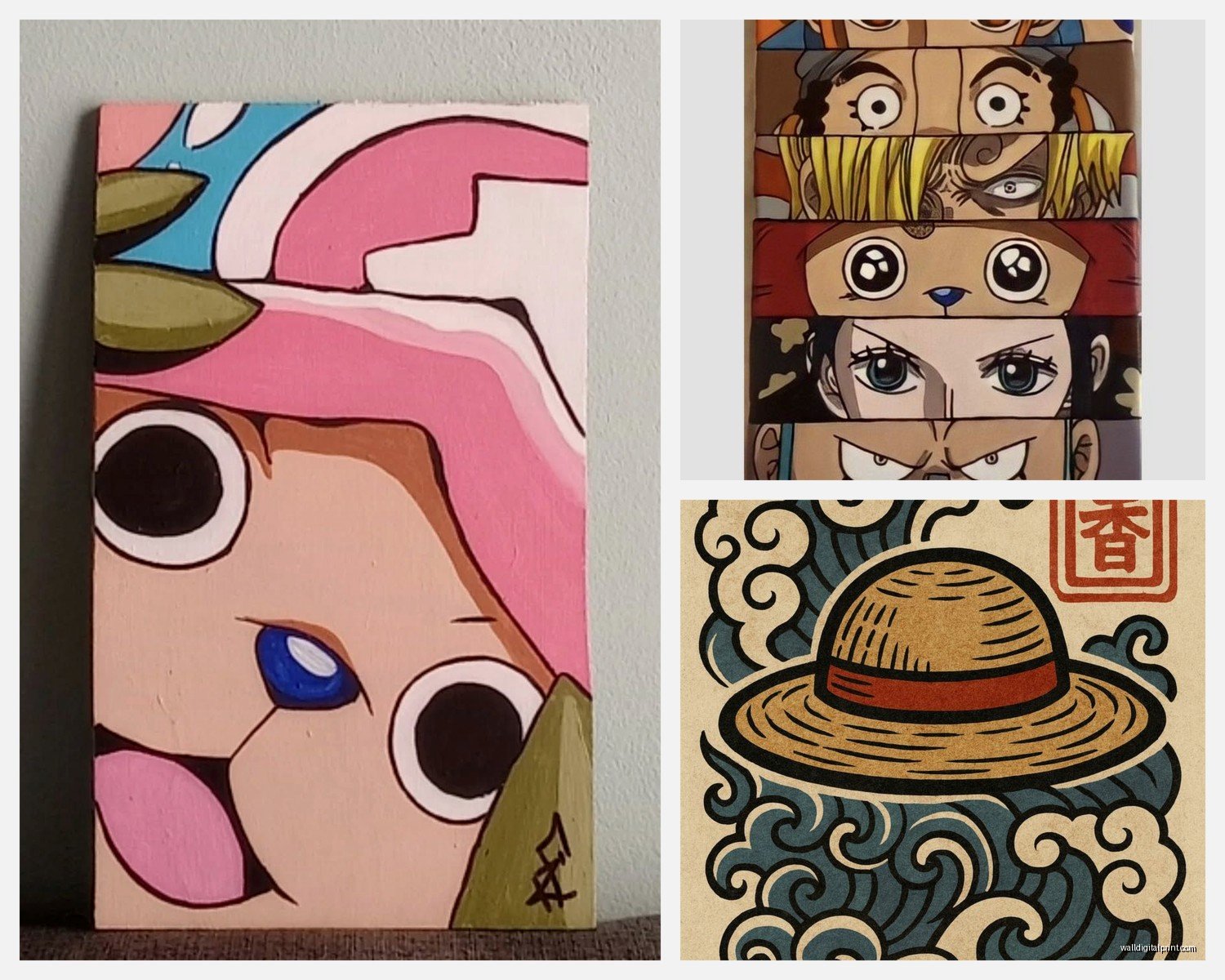 One Piece Wall Art: Anime Manga Pirate Series Character
