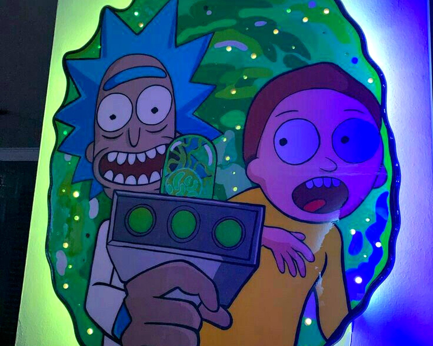 Rick and Morty Wall Art: Animated Sci-Fi Show Decor