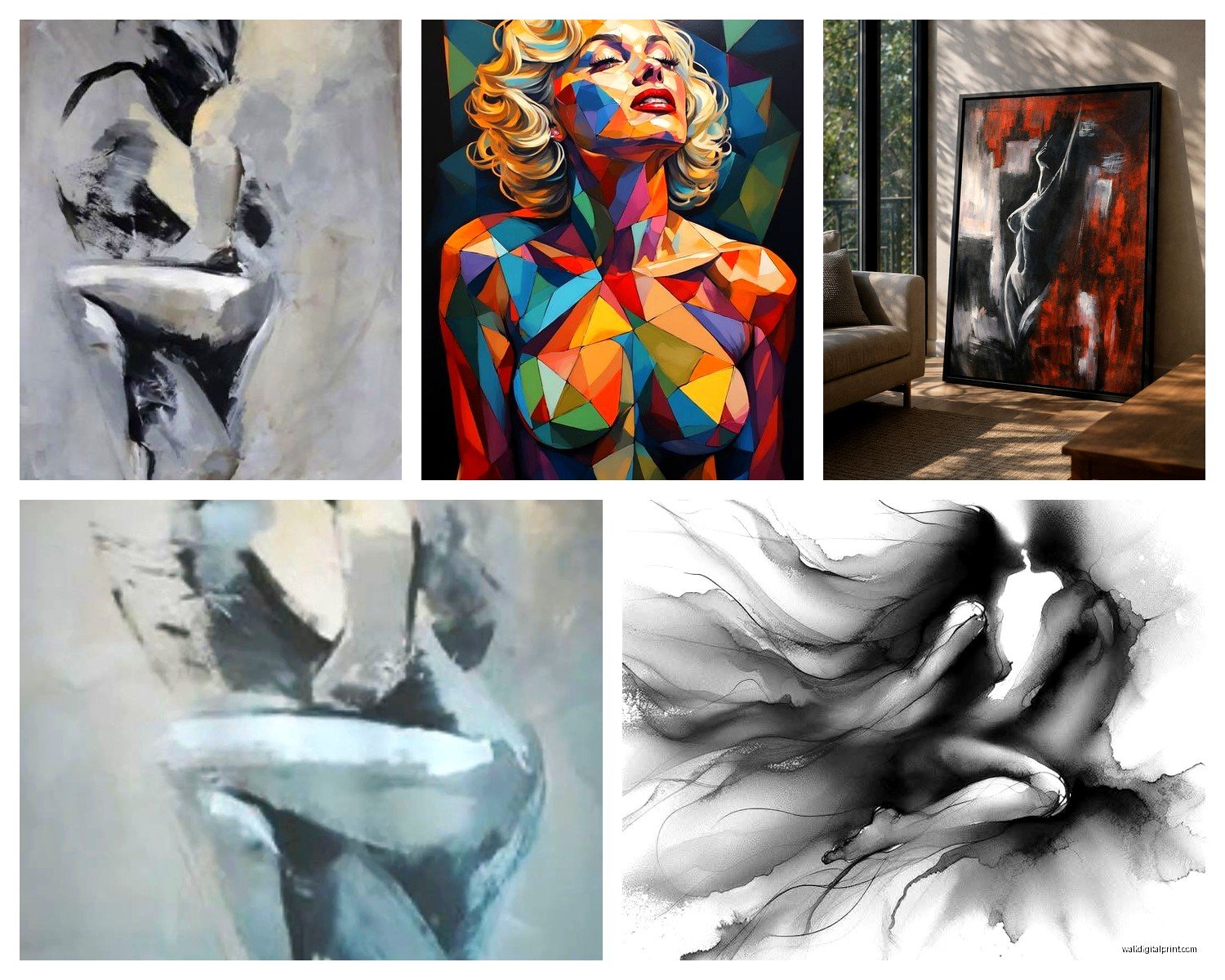 Sensual Wall Art: Intimate Romantic Bedroom Decor