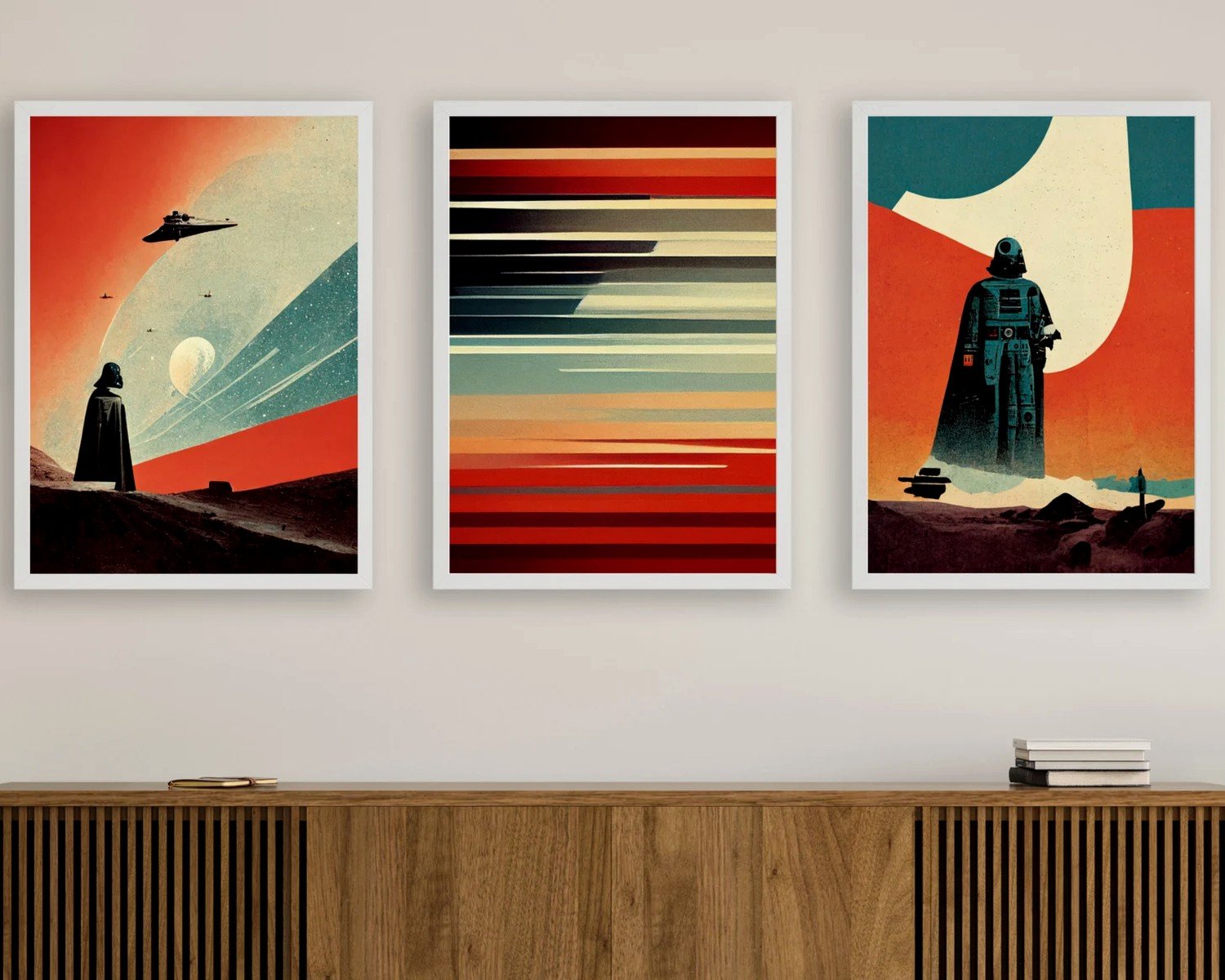 Star Wars Wall Art: Sci-Fi Movie Franchise Fan Decor