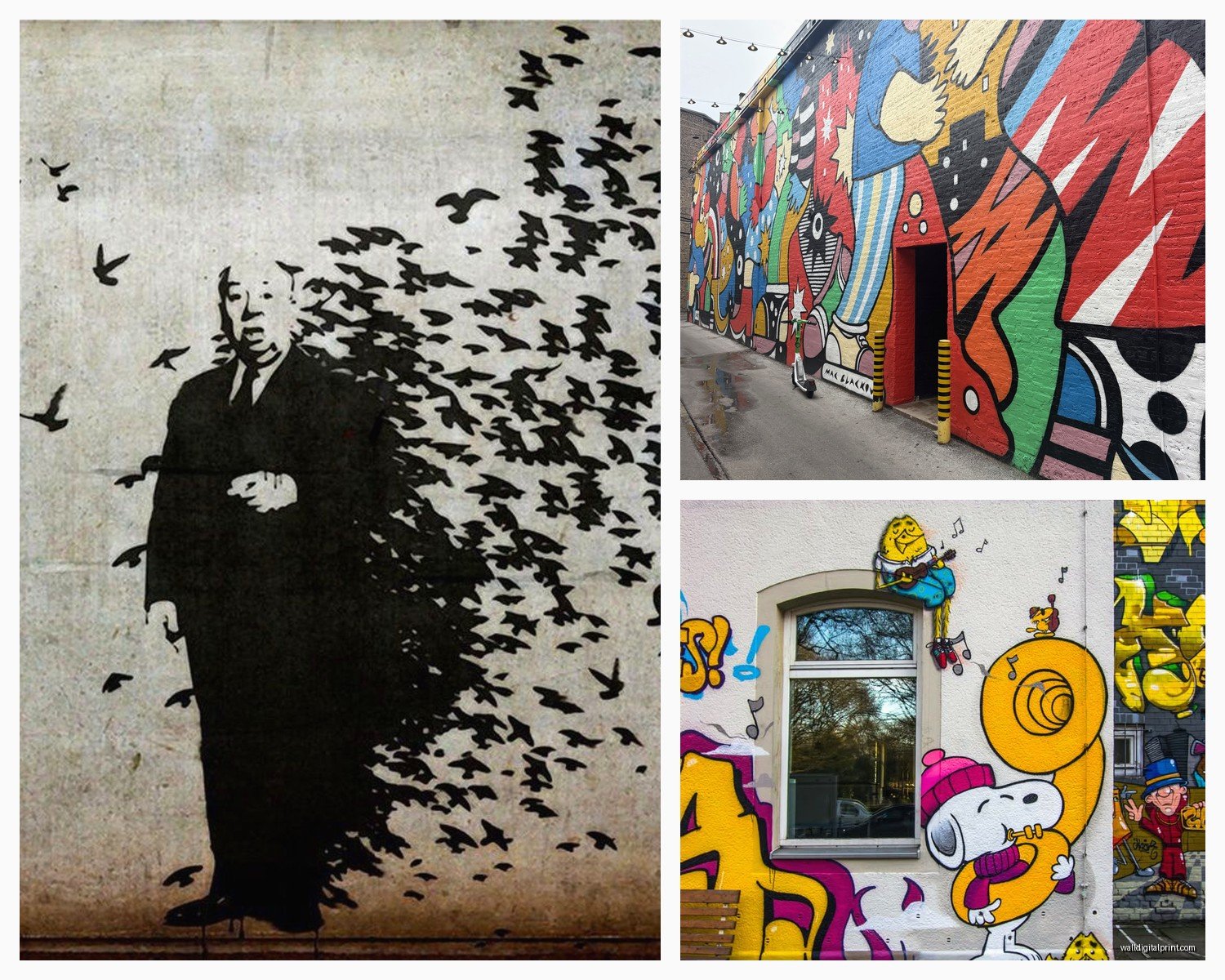 Street Wall Art: Urban Graffiti & Public Art Prints