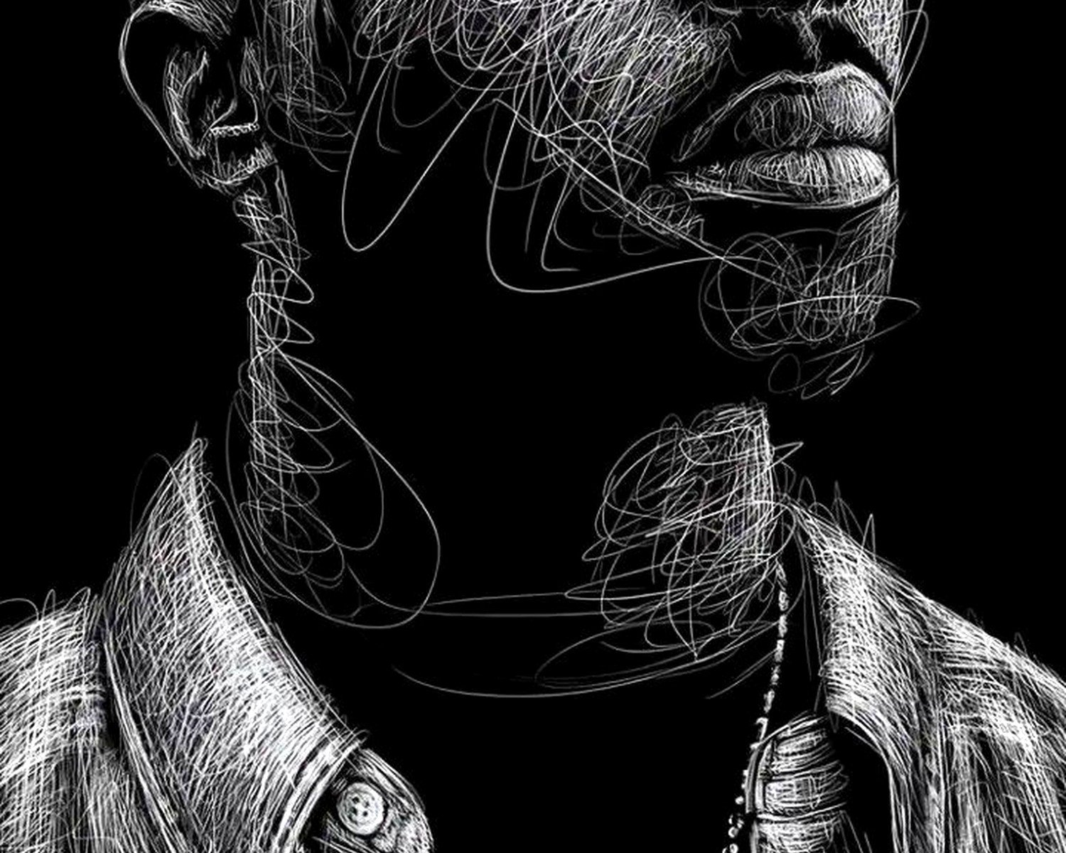Tupac Wall Art: Hip Hop Rap Legend Music Icon Decor