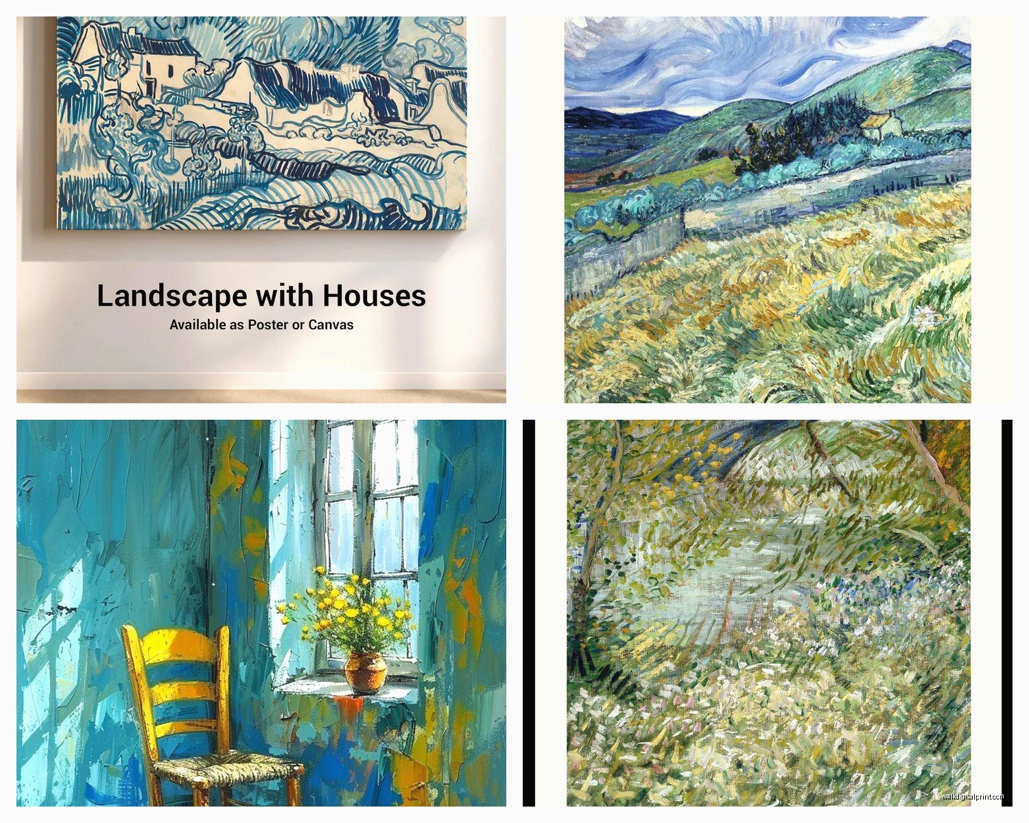 Van Gogh Wall Art: Impressionist Starry Night Reproductions