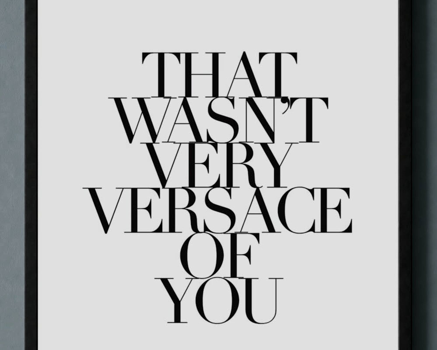 Versace Wall Art: Luxury Fashion Brand Designer Decor