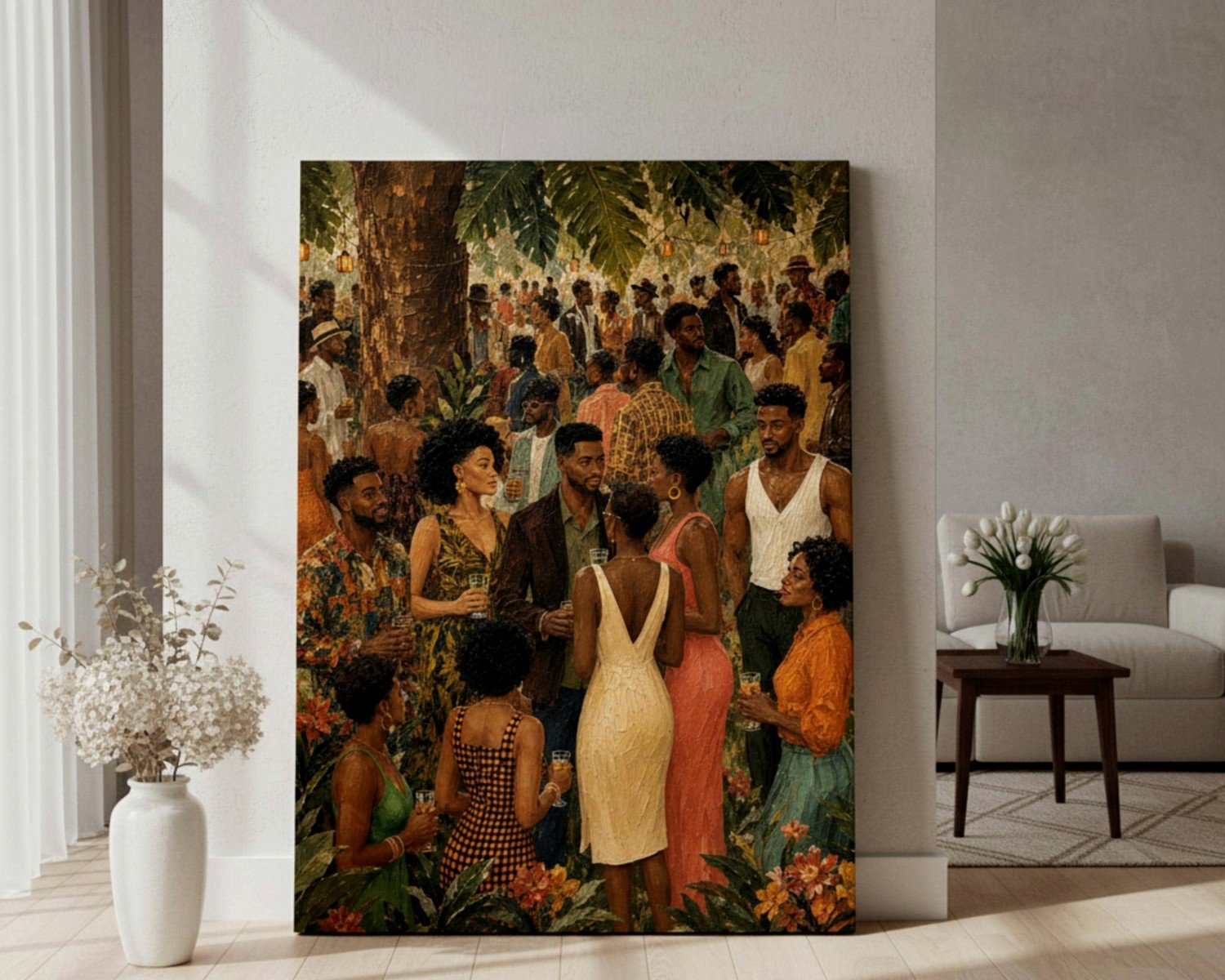 African American Wall Art for Living Room: Black Culture Main Space