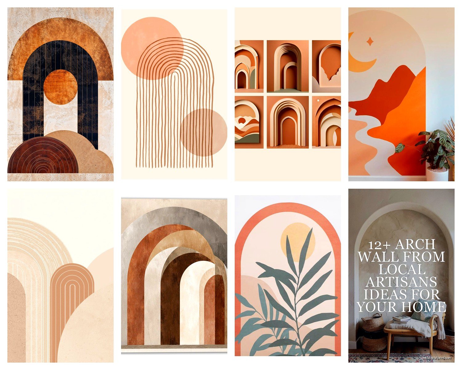 Arch Wall Art: Architectural Doorway Portal Design