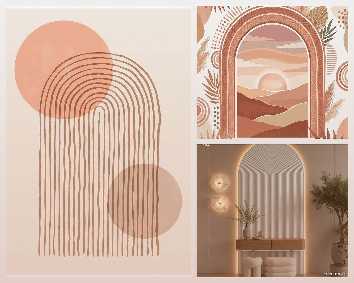 Arch Wall Art: Architectural Doorway Portal Design