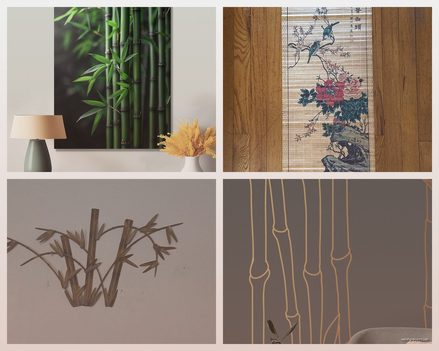 Bamboo Wall Art: Natural Asian Sustainable Material