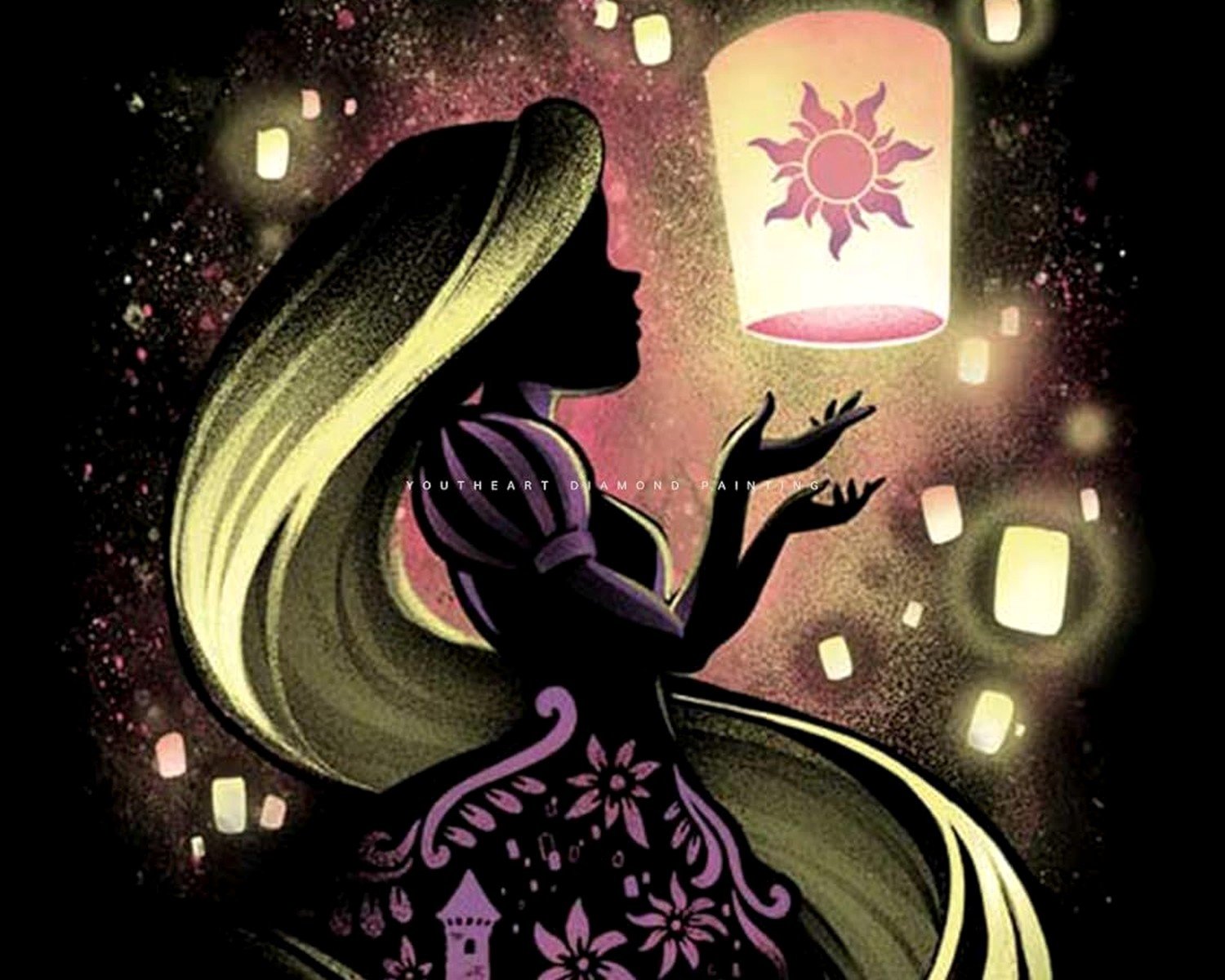 Disney Princess Wall Art: Cinderella Ariel Girl Character