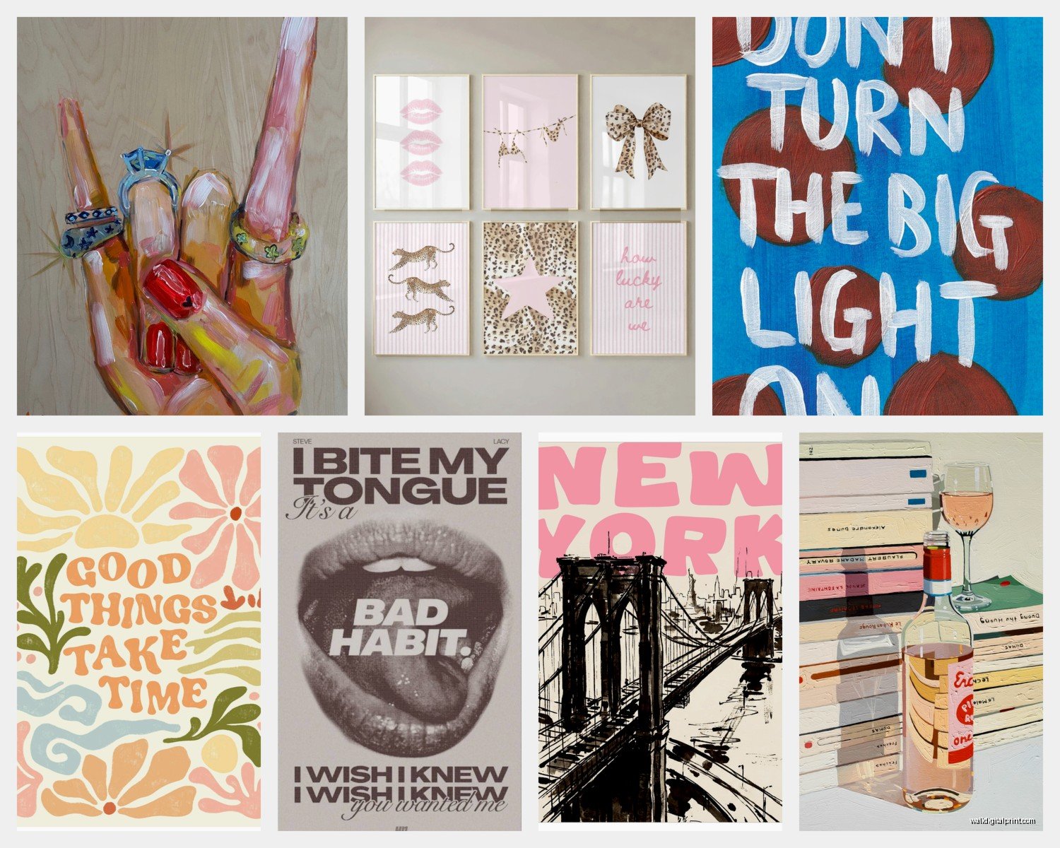 Dorm Wall Art: College Student Dorm Room Decor