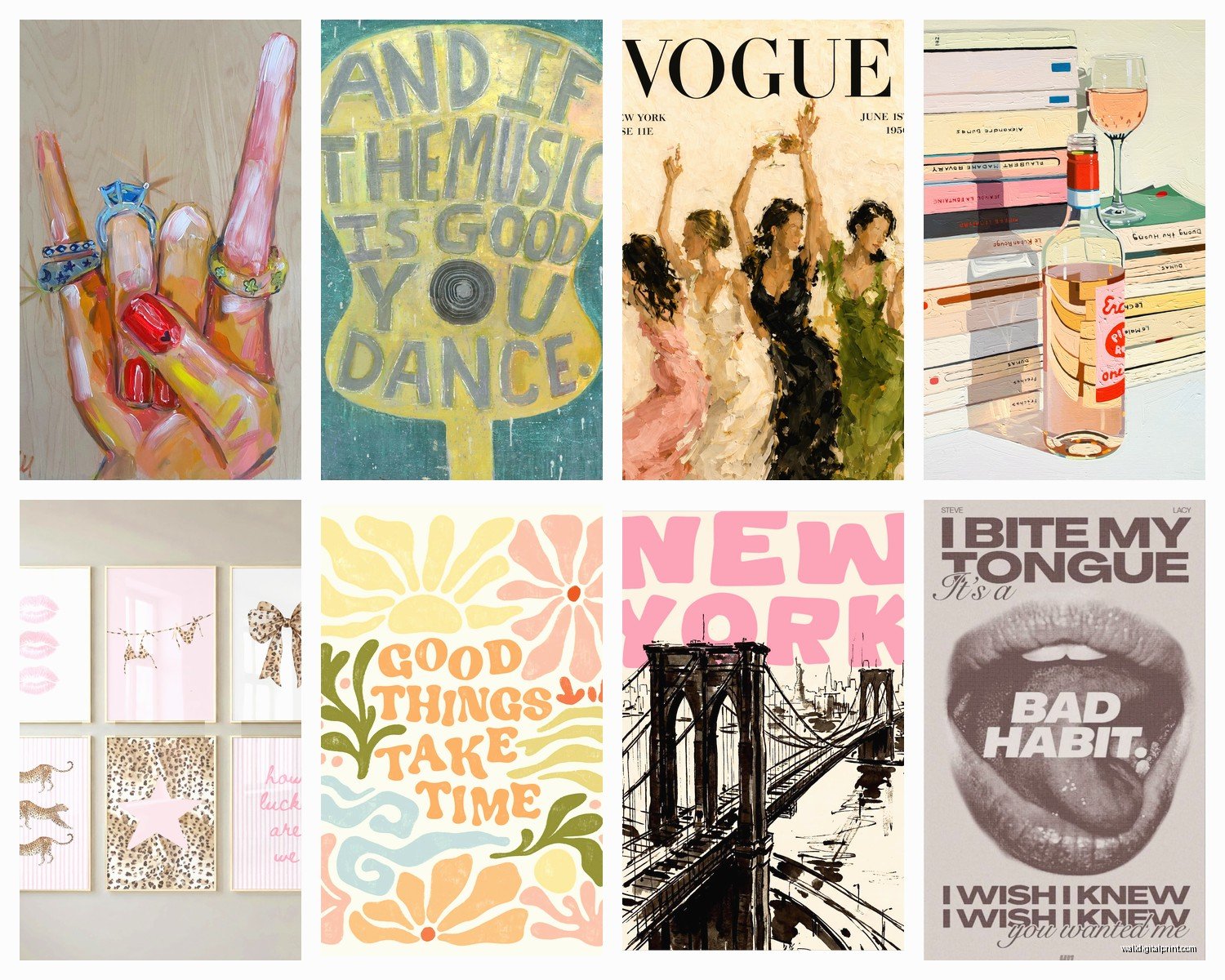 Dorm Wall Art: College Student Dorm Room Decor