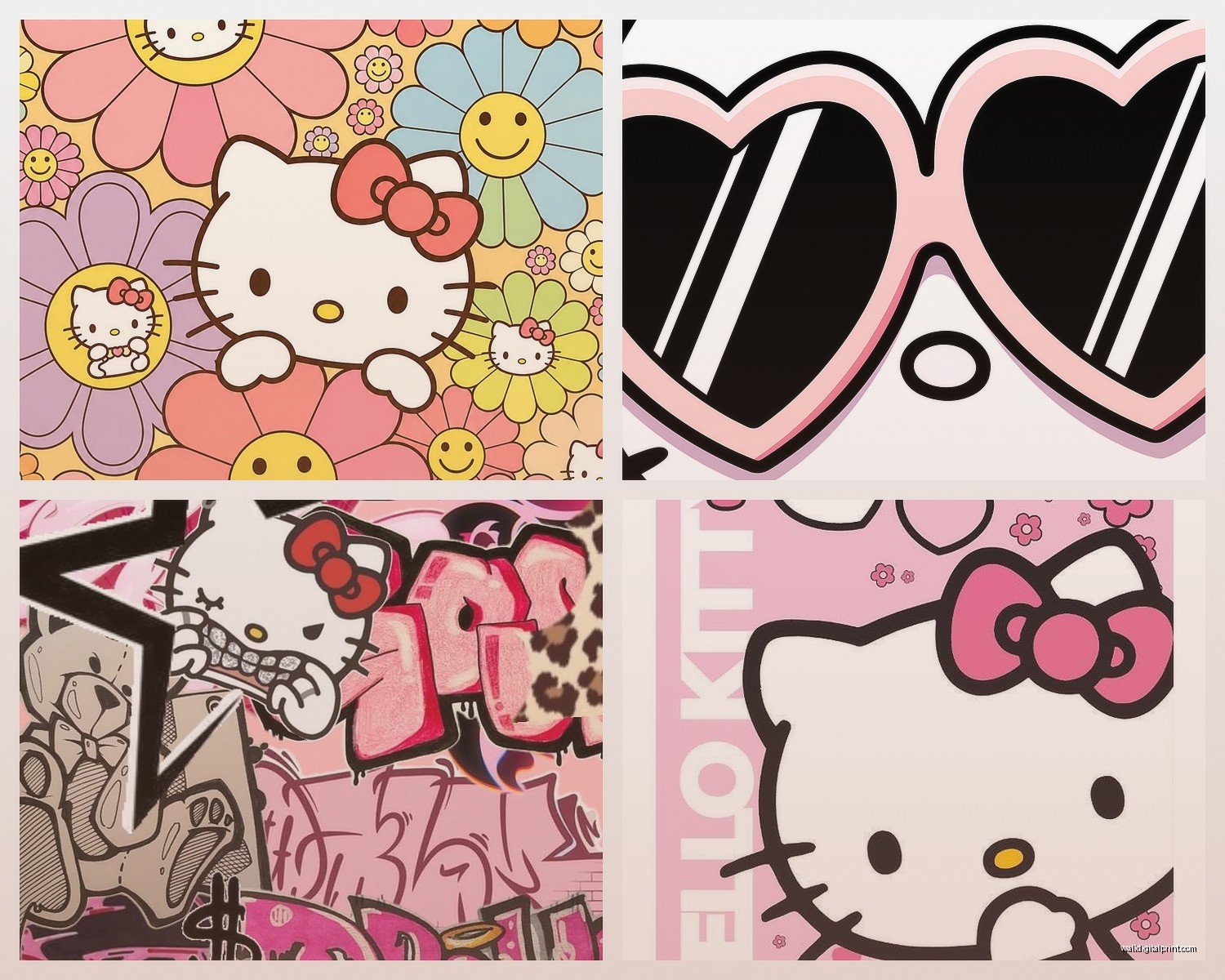 Hello Kitty Wall Art: Sanrio Japanese Cute Character