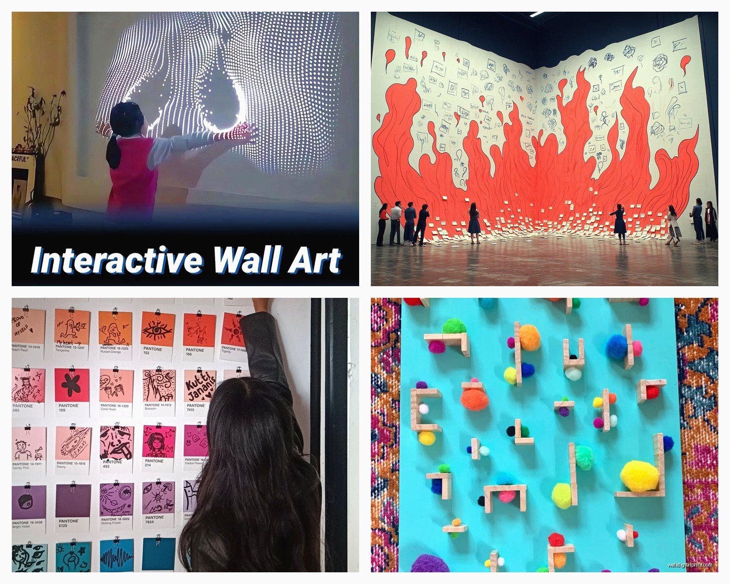Interactive Wall Art: Touch Responsive Engaging Designs