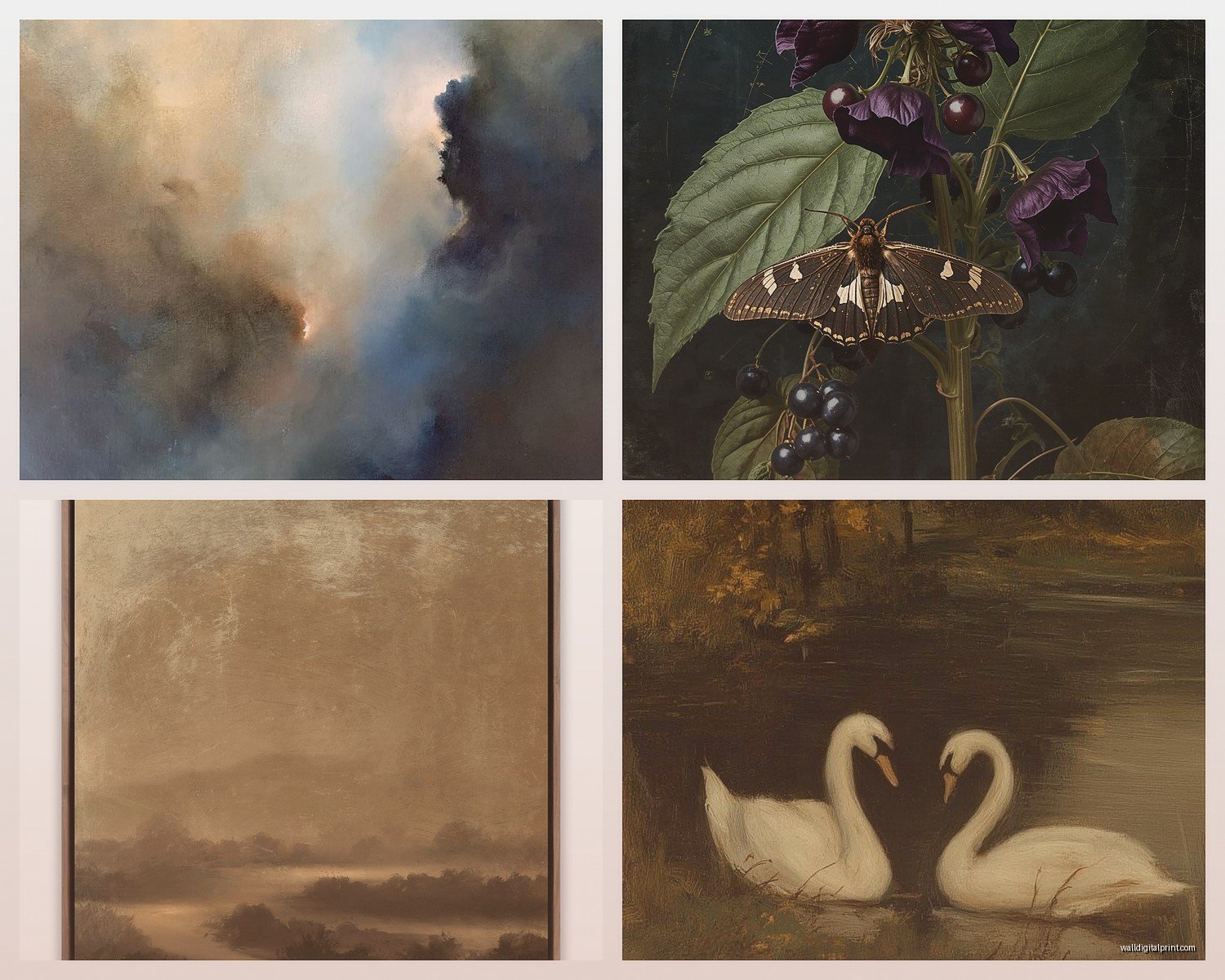 Moody Wall Art: Dark Atmospheric Dramatic Emotional