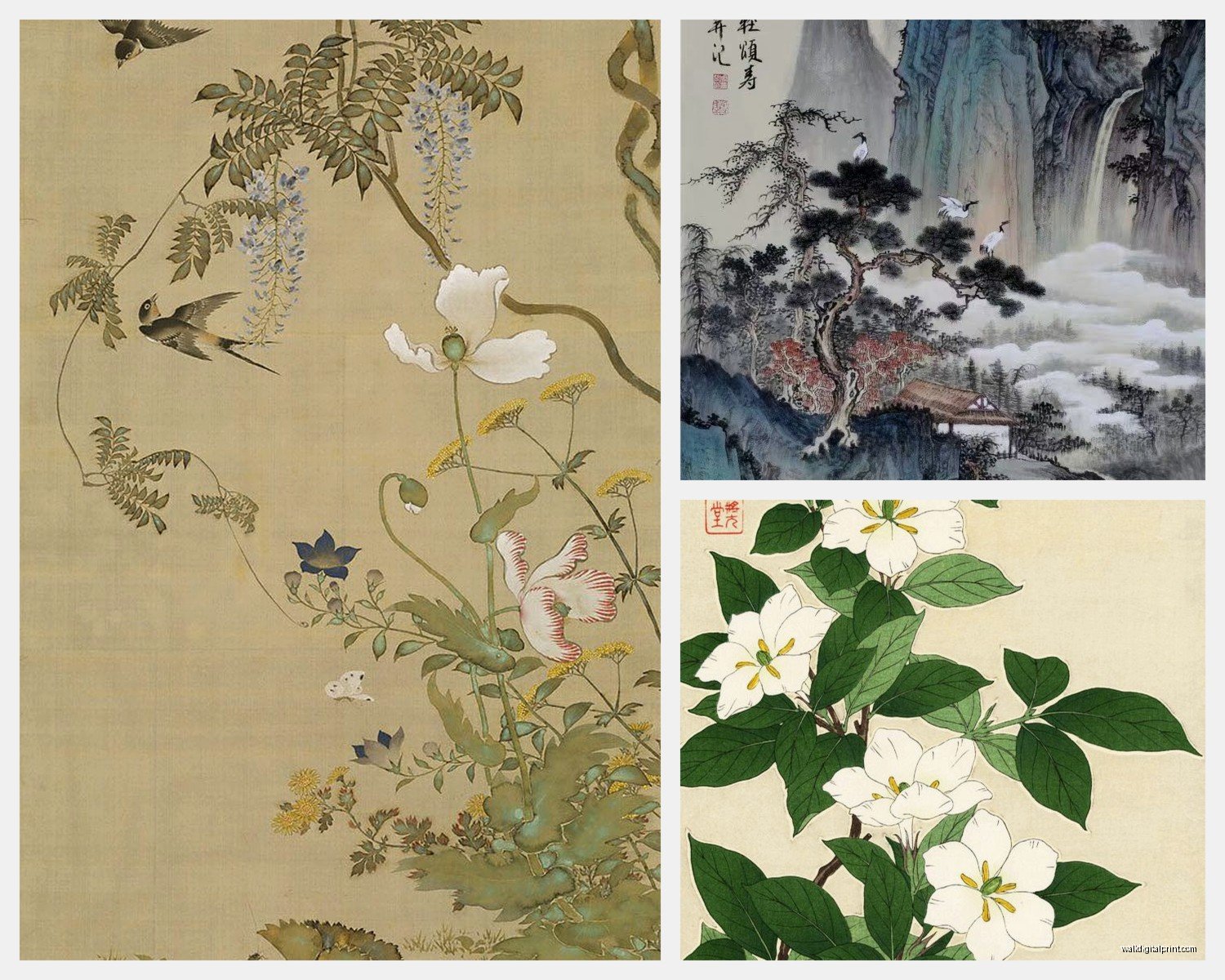 Oriental Wall Art: Asian East Asian Traditional Decor