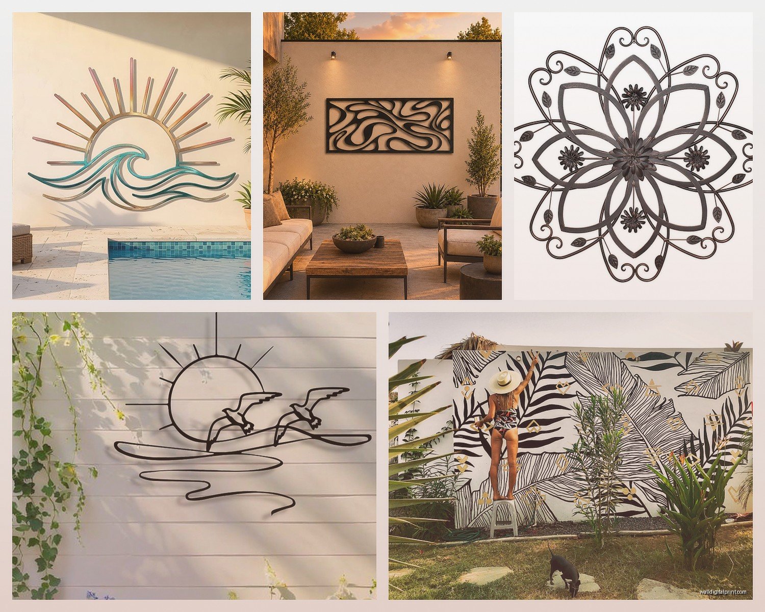 Patio Wall Art: Outdoor Deck Weather-Resistant Decor