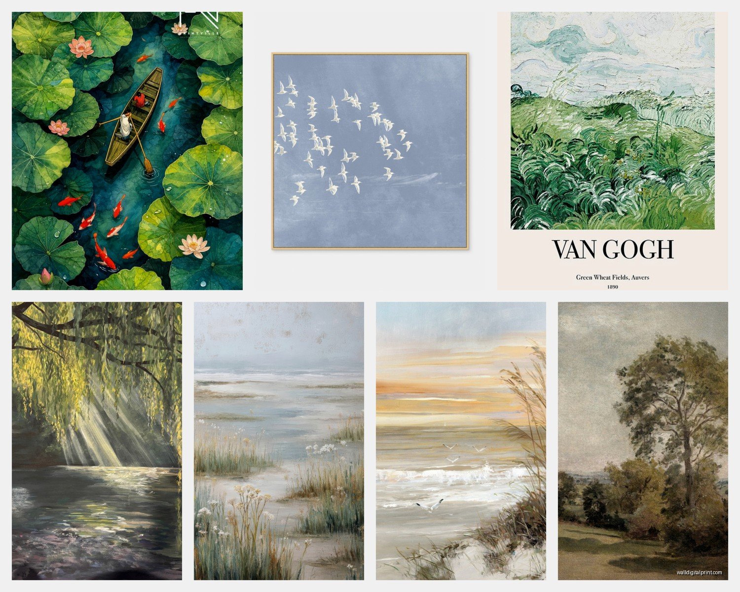 Relaxing Wall Art: Calming Peaceful Soothing Designs