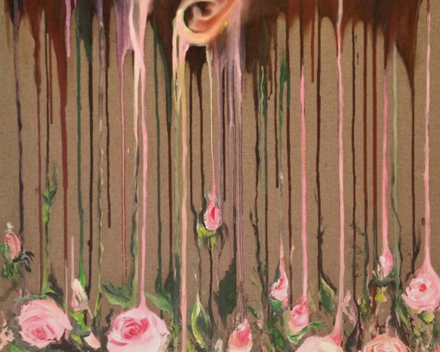 Rose Wall Art: Romantic Flower Love Garden Decor