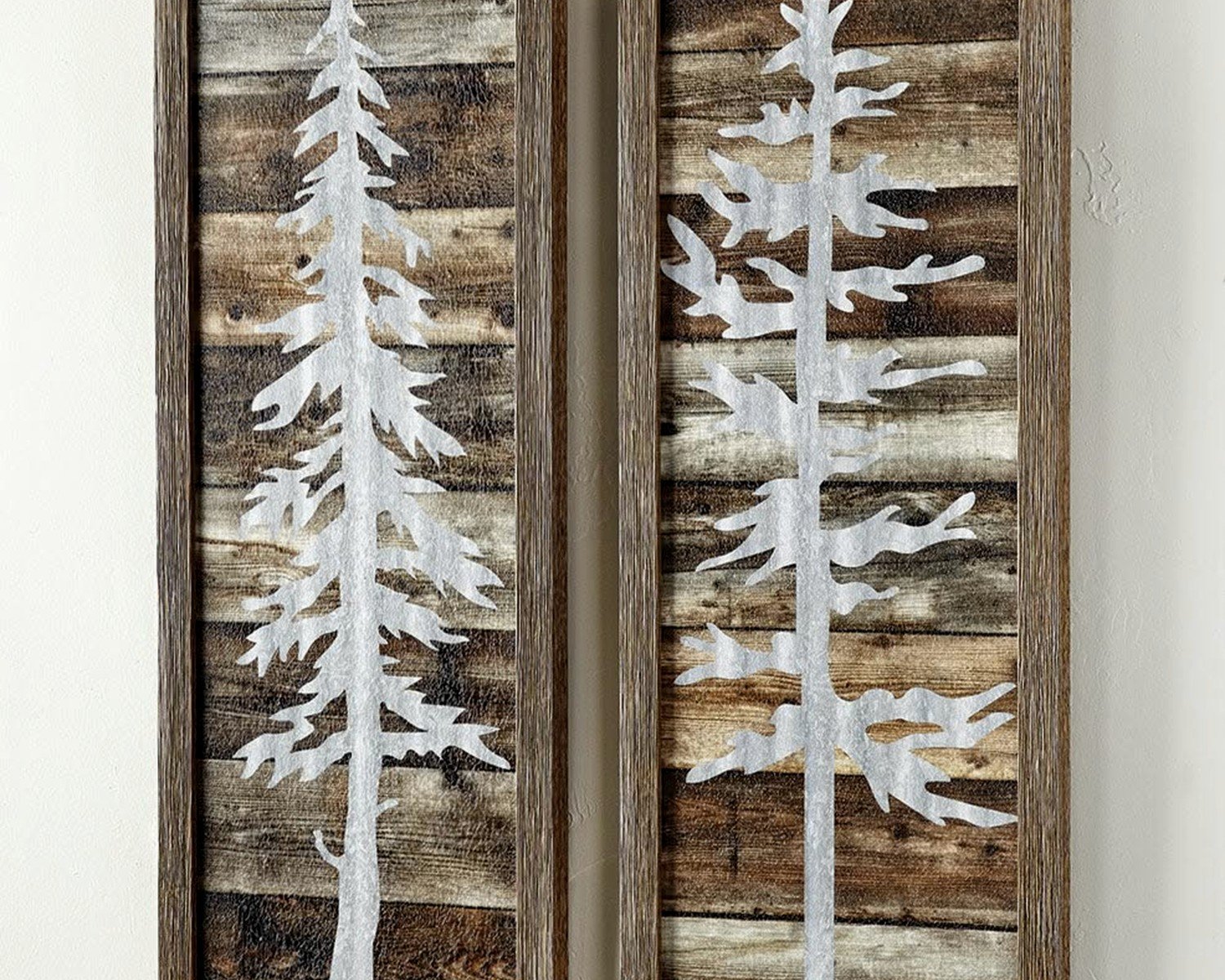 Rustic Wooden Wall Art: Distressed Farmhouse Wood Designs
