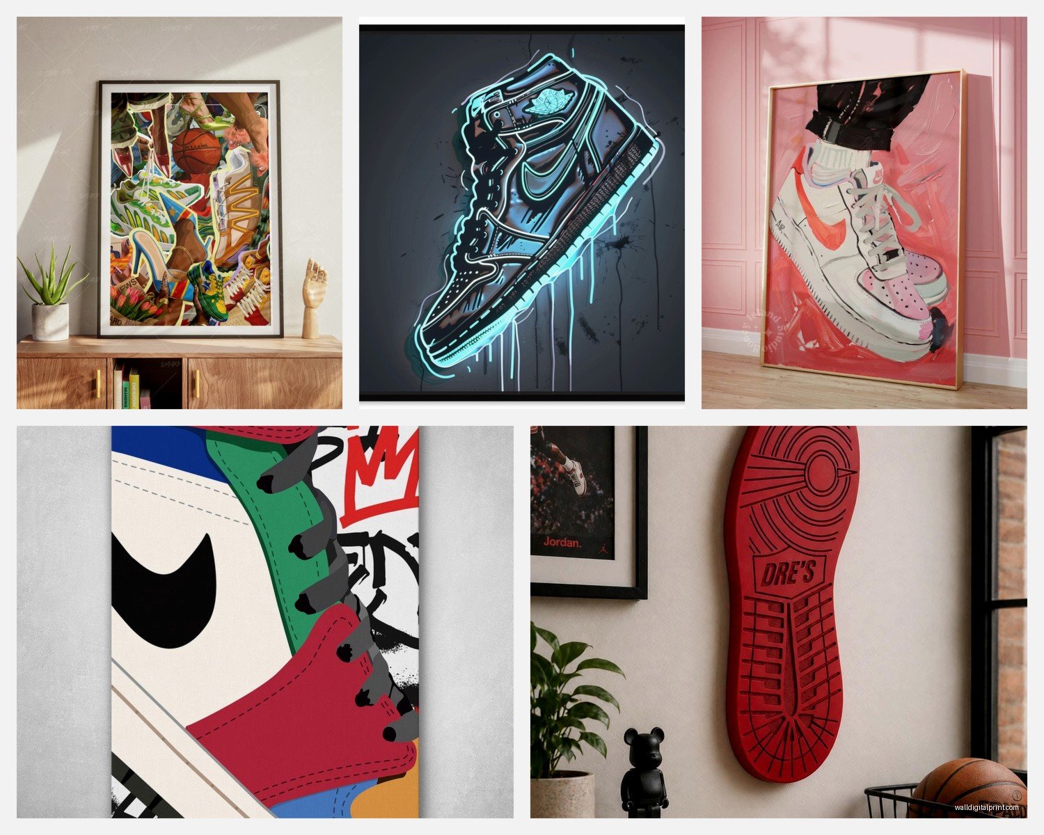 Sneaker Wall Art: Shoe Collector Streetwear Hypebeast