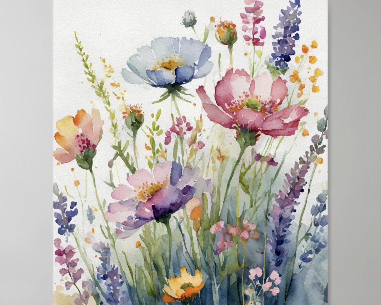 Spring Wall Art: Season Renewal Flower Blossom Decor