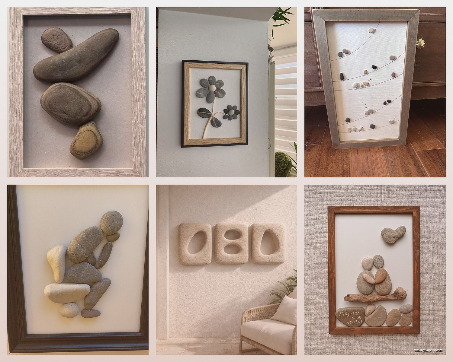 Stone Wall Art: Rock Natural Material Textured Designs