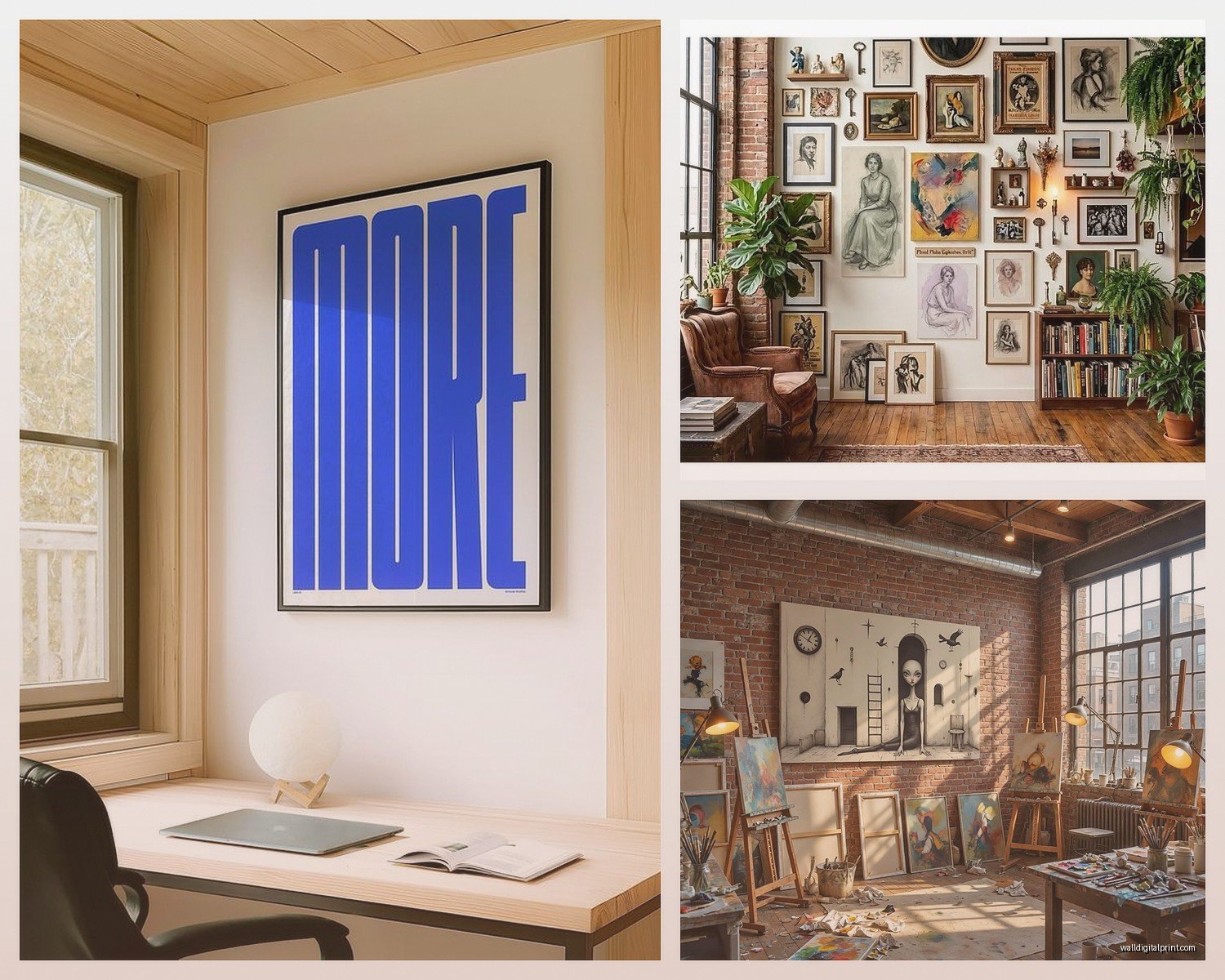 Studio Wall Art: Art Space Creative Workshop Decor