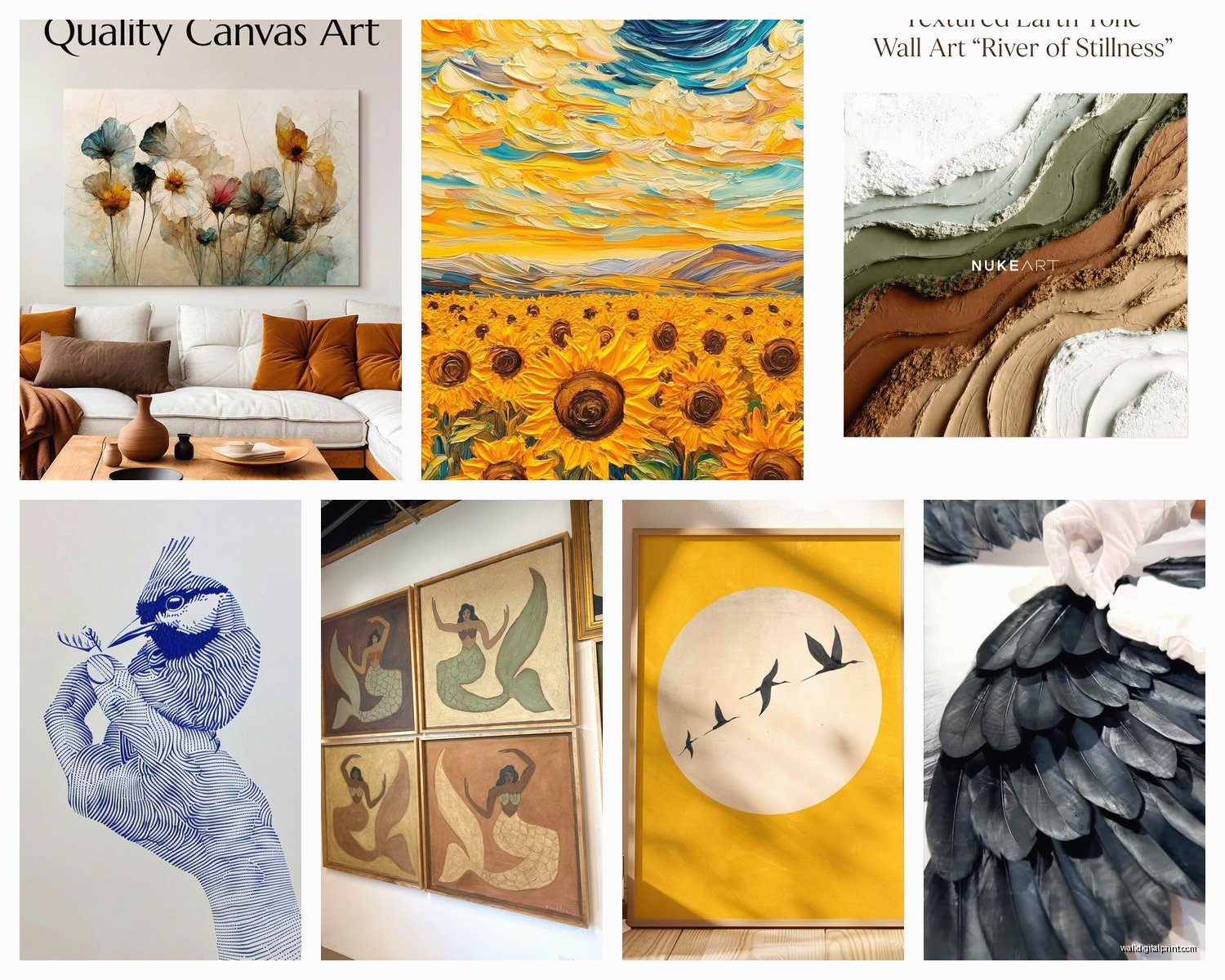 Unique Wall Art: One-of-a-Kind Original Statement Pieces
