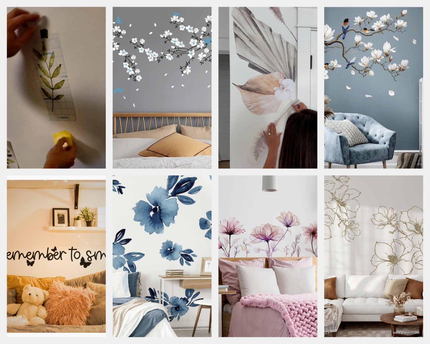 Wall Art Stickers for Bedroom: Removable Sleep Space Decals