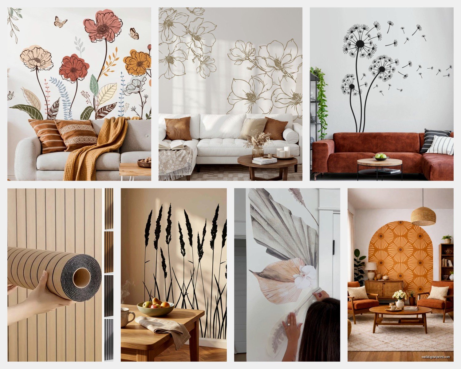Wall Art Stickers for Living Room: Removable Main Space Vinyl