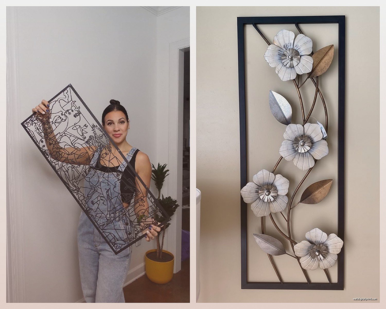 3D Metal Wall Art: Dimensional Steel Sculptural Relief