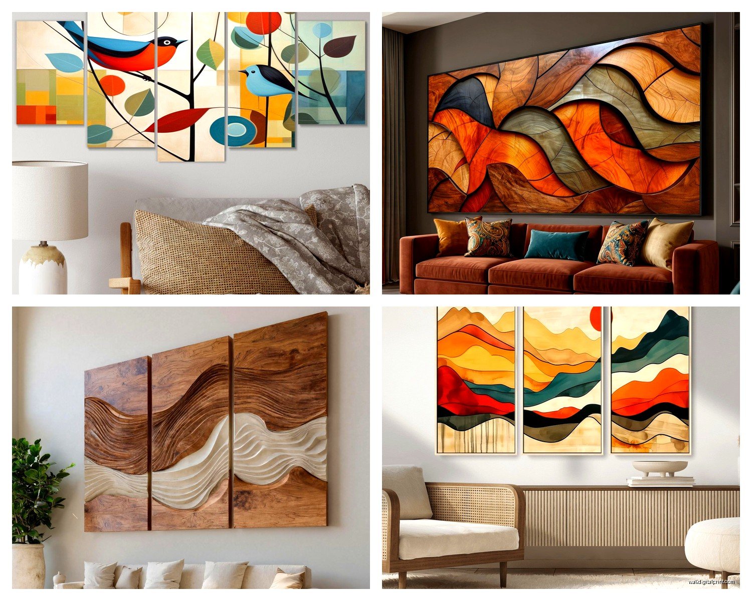 5 Piece Wall Art: Five-Panel Multi-Section Sets
