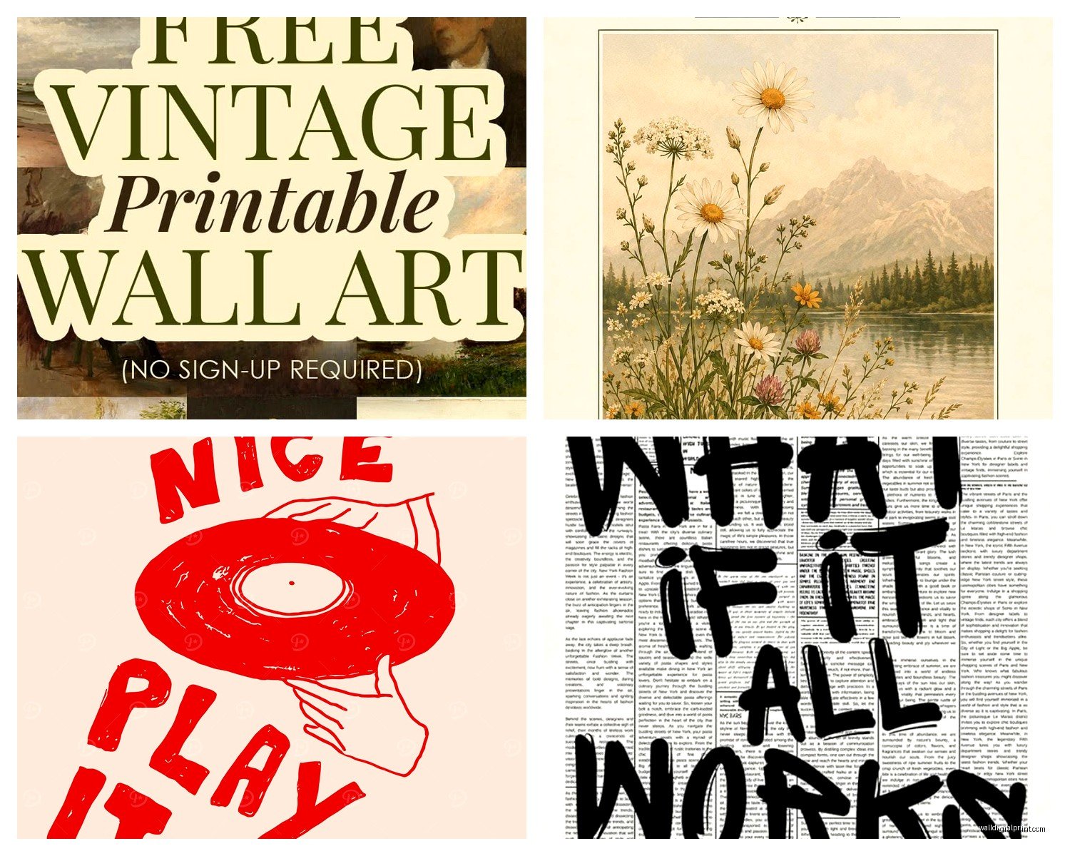 Aesthetic Printable Wall Art: Trendy TikTok Instagram Downloads