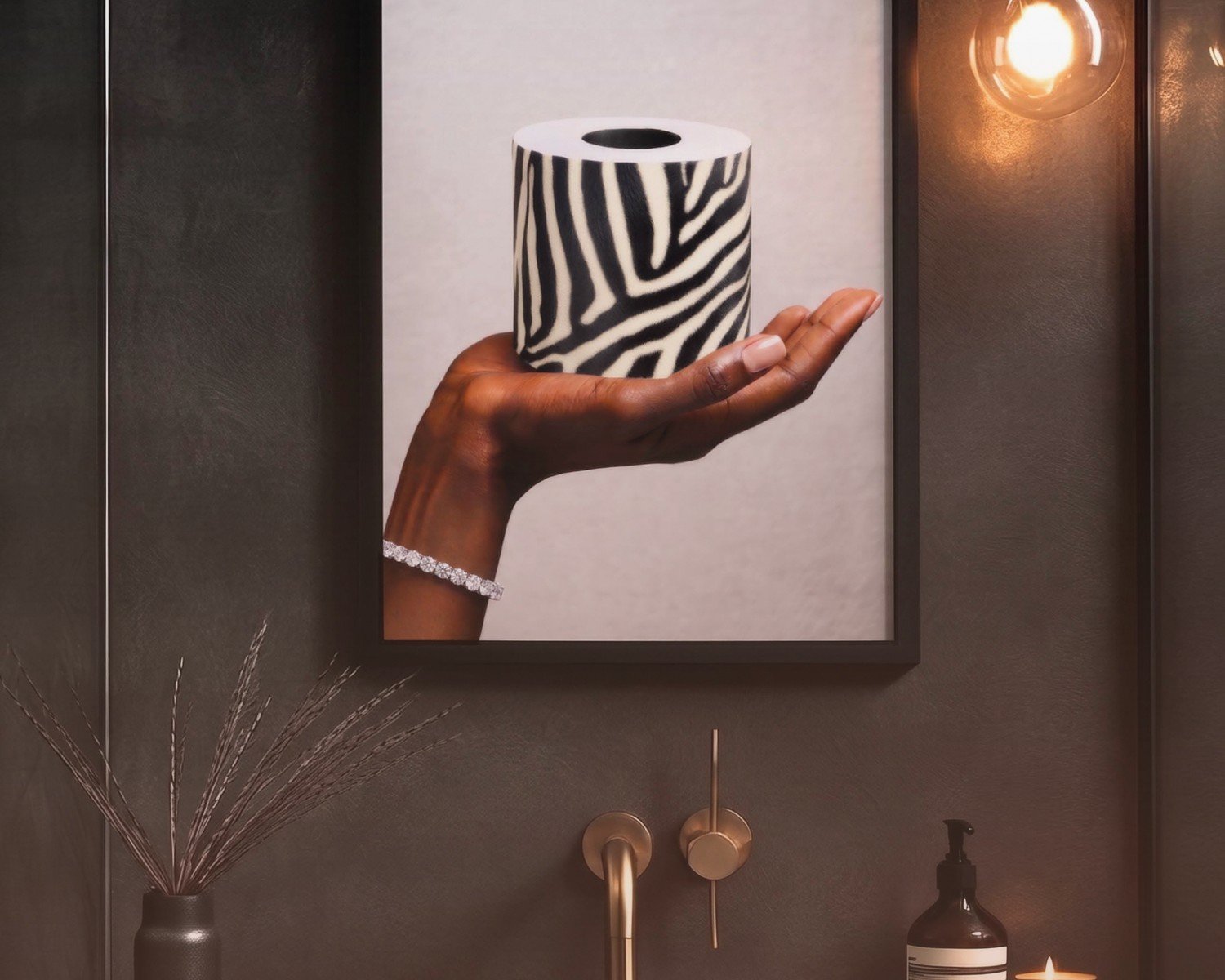 African American Wall Art for Bathroom: Black Culture Bath Decor