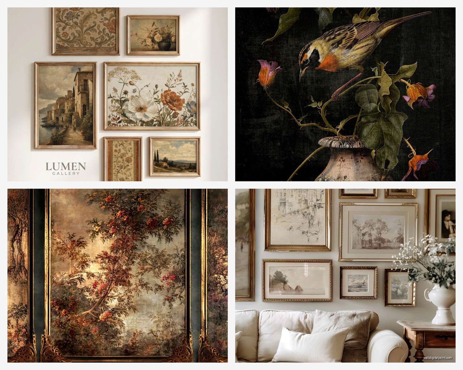 Antique Wall Art: Vintage Old Historical Collectible Pieces
