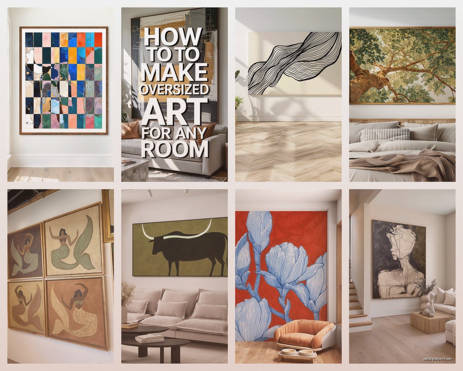 Big Wall Art: Large-Scale Oversized Statement Designs